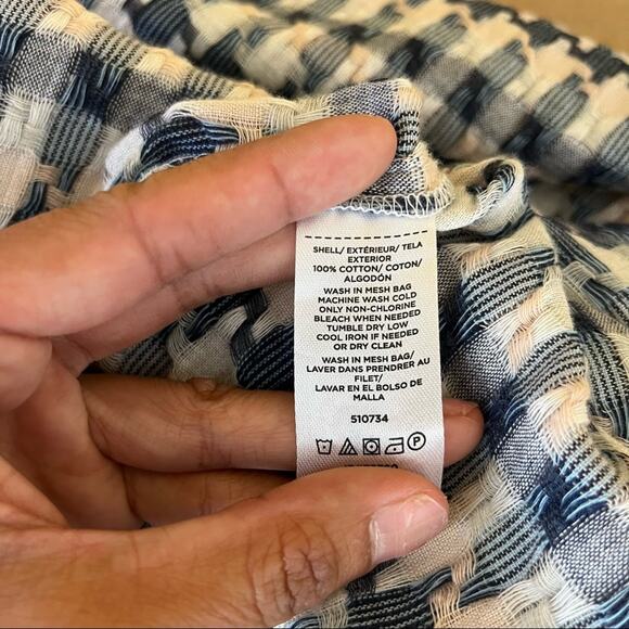 Lou & Grey for LOFT Multi Colored Houndstooth Top XS - Picture 10 of 10